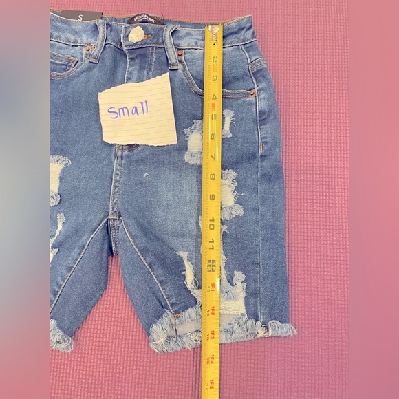 American bazi distressed Bermuda shorts - Picture 7 of 16